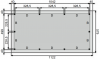 Plattegrond Overkapping Prestige XXXL 1050x500 cm 