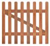 Tuinhekdeur hardhout recht H60xB100 cm