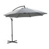 Garden Impressions Athene parasol - Ø300 cm - carbon black - light grey