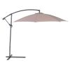 Athene parasol - Ø300 cm - carbon black - taupe