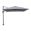Hawaii parasol - 300x300 cm - carbon black - light grey