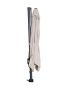 Hawaii parasol 300x300 cm carbon black - ecru