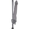 Garden Impressions Hawaii Lumen parasol - 300x300 cm - carbon black-licht grijs