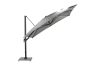 Garden Impressions Hawaii Big Pole II zweefparasol 350x350 cm carbon black/ royal grey