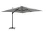 Garden Impressions Hawaii Big Pole II zweefparasol 350x350 cm carbon black/ royal grey