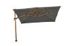 Garden Impressions Hawaii Big Pole II zweefparasol 350x350 teak/royal anthracite