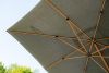 Garden Impressions Hawaii Big Pole II zweefparasol 350x350 teak/royal anthracite