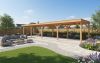 YARD Outdoor SUBLIME overkapping 1300x300 cm Douglas blank