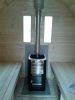 Barrelsauna Ø195x300 cm - Vurenhout binnen