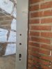 Enkele houten deur - 193,6x77,4 cm - dubbelglas - lichtgrijs - links draaiend - SALE25028