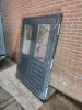 Dubbele houten deuren antraciet 122,5 x 180 cm met kozijn 135 x 188,8 cm - SALE25040