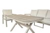 SenS-Line Colin loungeset 4-delig aluminium met beige kussens