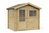 Blokhut 2520 250x200 cm - exterieur gecoat