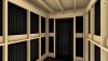 Poolhouse Trendy 200x300 cm + luifel 400 cm - exterieur zwart gecoat