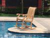 Teak schommelstoel relax