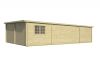 Blokhut Extremadura 44 mm honinggeel geïmpregneerd 1064x795 cm