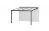 Aluminium aanbouwveranda Velvetline 400x400 cm - Polycarbonaat dak