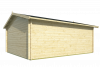 Garage Rydell 470x570 cm - Grijs geïmpregneerd