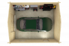 Garage Rydell 470x570 cm - Grijs geïmpregneerd