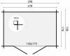 Plattegrond Blokhut Somo 300x200 cm