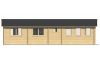 Achterzijde blokhut Letterkenny 70 mm 1120x595 cm