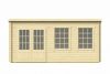 Blokhut Sadie 500x300 cm - Red class wood geïmpregneerd