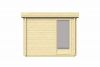 Tuindeco Victoria Blokhut 410x300 cm 58 mm bruin geimpregneerd