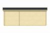 Tuindeco Meg Blokhut 595x400 cm 44 mm vuren grijs geïmpregneerd
