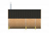 Barrelsauna Thermowood Ø215x350 cm