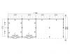 Kapschuur Billund XL Type 12 Red Class Wood 1186x460cm - geïmpregneerd