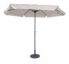 Delta parasol - Ø300 cm carbon black - ecru