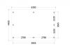 Trendhout kapschuur de Hoeve XL 635x440 - Plattegrond