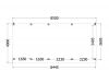 Overkapping Mensa 850x400 cm - plattegrond 
