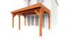 Aanbouwveranda Ancona 495x330 cm - plat dak model links