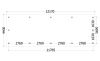 Trendhout kapschuur de Hoeve XL 1217x440 cm - plattegrond