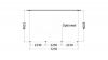Aanbouwveranda Modena 730x485 cm - model links