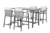 Garden Impressions barset Monti 5-delig carbon black / rope taupe / valley sand - Showmodel Hoofddorp