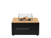Cosipure 100 zwart/teak 100x100x50 cm