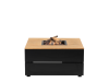 Cosipure 100 zwart/teak 100x100x50 cm