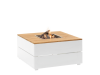 Cosipure 100 wit/teak 100x100x50 cm
