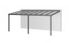 Aluminium aanbouwveranda Velvetline 600x250 cm - Glasdak
