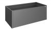 Moestuinbox 201x102 cm donkergrijs