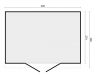 Berging Enter 400x300 cm incl. dubbele deur, horizontale wanden zwart geïmpregneerd - Bouwpakket