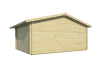 Tuindeco Parijs blokhut 500x380 cm 44 mm vuren groen geïmpregneerd