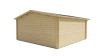 Tuindeco Salamanca blokhut 500x500 cm 34 mm vuren groen geïmpregneerd
