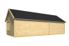 Tuindeco Big Ben blokhut - 930x400 cm vuren Red class wood geïmpregneerd