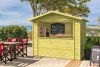 Tuindeco Vixen kiosk 266x175 cm 16 mm incl. vloer vuren groen geïmpregneerd