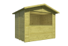 Tuindeco Vixen kiosk 266x175 cm 16 mm incl. vloer vuren groen geïmpregneerd