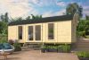 Tuindeco Dan Circuswagen 328x720 cm 19mm vurenhout blank
