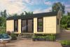 Tuindeco Dan Circuswagen 328x720 cm 19mm vurenhout blank